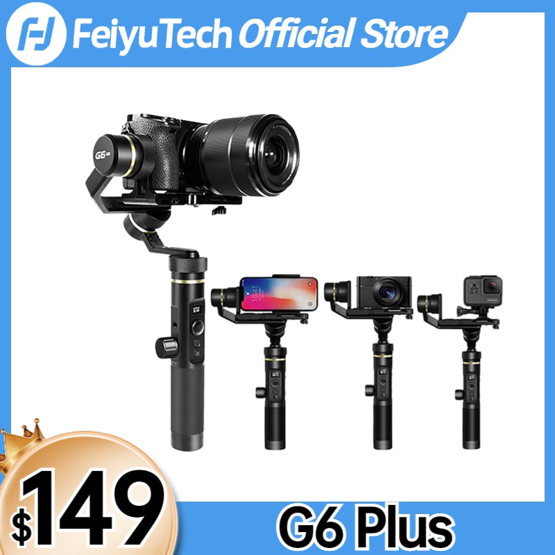 FeiyuTech Feiyu G6 Plus ̷   3  ڵ ÷     ī޶ GoPro Hero 8 7 6